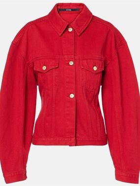 Jacquemus La Casa Red Denim Jacket